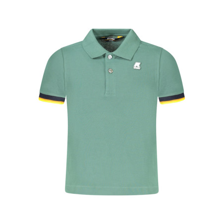 K-WAY POLO MANICHE CORTE BAMBINO VERDE