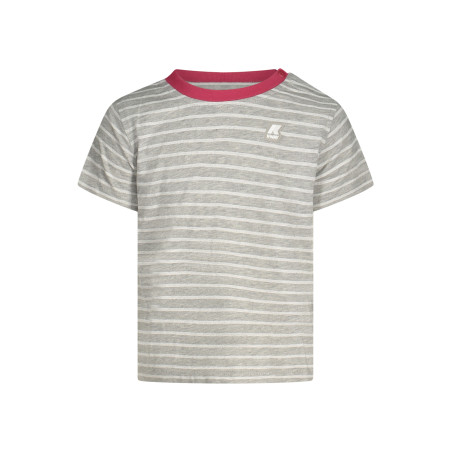 K-WAY KURZARM-T-SHIRT MÄDCHEN GRAU