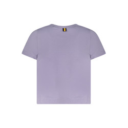 K-WAY T-SHIRT MANICHE CORTE BAMBINA VIOLA