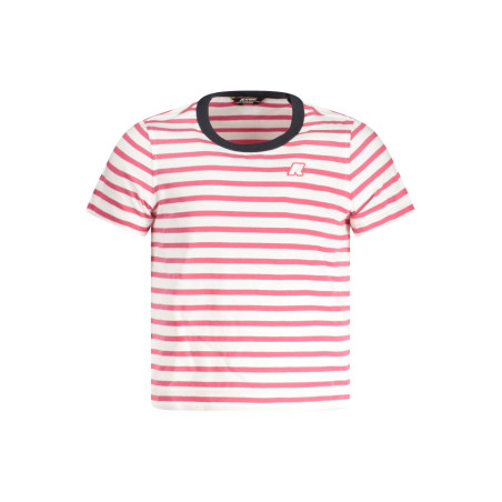 K-WAY T-SHIRT MANICHE CORTE BAMBINO BIANCO