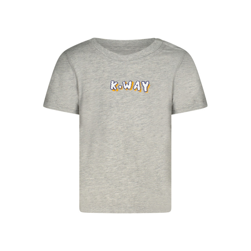 K-WAY T-SHIRT MANICHE CORTE BAMBINO GRIGIO