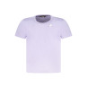 K-WAY T-SHIRT MANICHE CORTE BAMBINA VIOLA