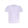 K-WAY T-SHIRT MANICHE CORTE BAMBINA VIOLA