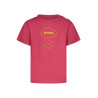K-WAY T-SHIRT MANICHE CORTE BAMBINA ROSA