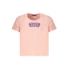 K-WAY T-SHIRT MANICHE CORTE BAMBINA ROSA