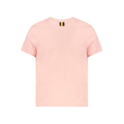 K-WAY T-SHIRT MANICHE CORTE BAMBINA ROSA