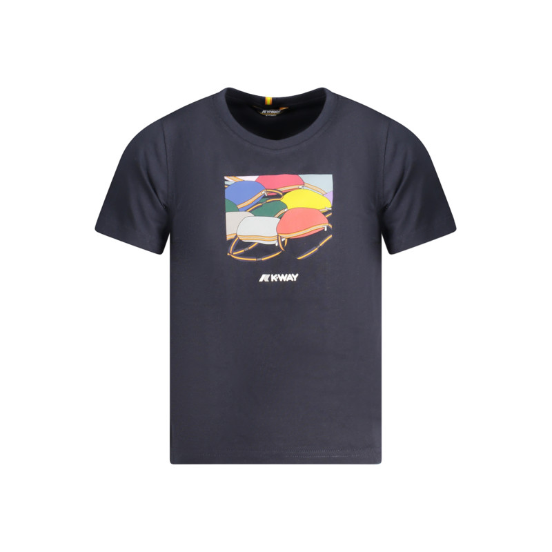K-WAY KURZARM-T-SHIRT KINDER BLAU