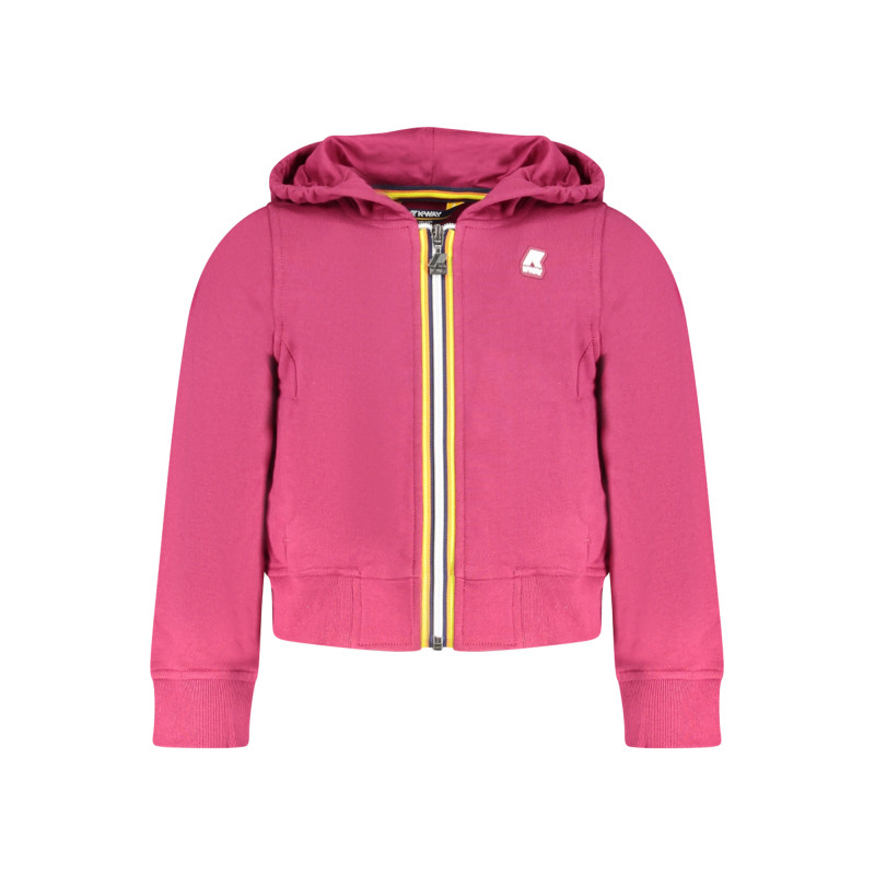 K-WAY FELPA CON ZIP BAMBINA VIOLA