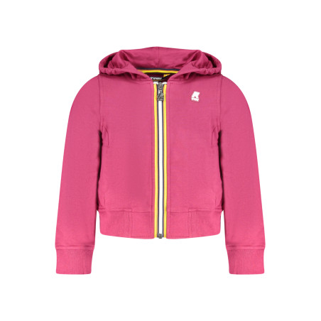K-WAY FELPA CON ZIP BAMBINA VIOLA