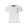 K-WAY T-SHIRT MANICHE CORTE BAMBINA BIANCO