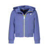K-WAY FELPA CON ZIP BAMBINO BLU