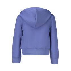 K-WAY FELPA CON ZIP BAMBINO BLU