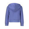 K-WAY FELPA CON ZIP BAMBINO BLU
