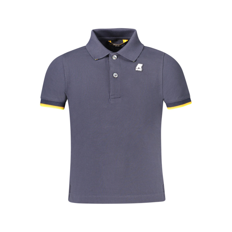K-WAY POLO MANICHE CORTE BAMBINO BLU