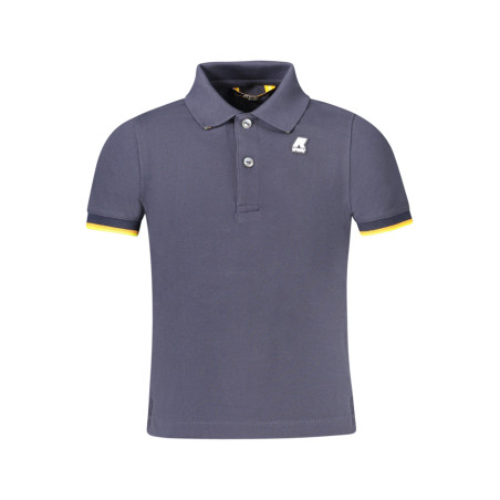 K-WAY POLOSHIRT KURZE ÄRMEL KINDER BLAU