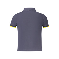 K-WAY POLO MANICHE CORTE BAMBINO BLU