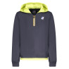 K-WAY FELPA SENZA ZIP BAMBINO BLU