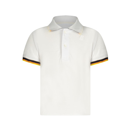 K-WAY POLOSHIRT KURZE ÄRMEL KINDER WEISS
