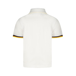 K-WAY POLO MANICHE CORTE BAMBINO BIANCO