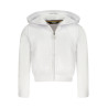 K-WAY FELPA CON ZIP BAMBINA BIANCO