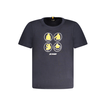 K-WAY KURZARM-T-SHIRT KINDER BLAU