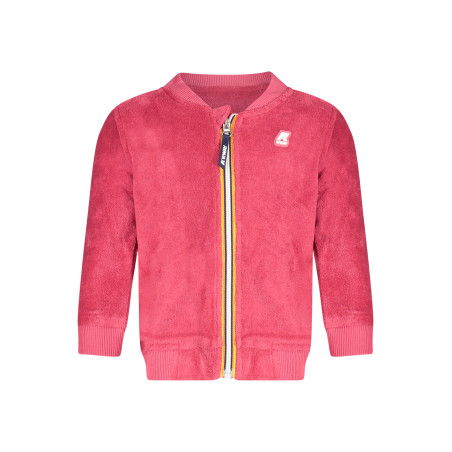 K-WAY ZIP-UP SWEATSHIRT FOR GIRLS PINK