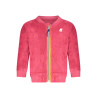 K-WAY ZIP-UP SWEATSHIRT FOR GIRLS PINK