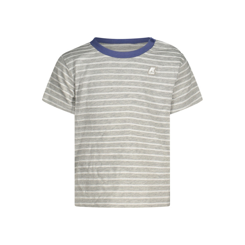 K-WAY T-SHIRT MANICHE CORTE BAMBINO GRIGIO