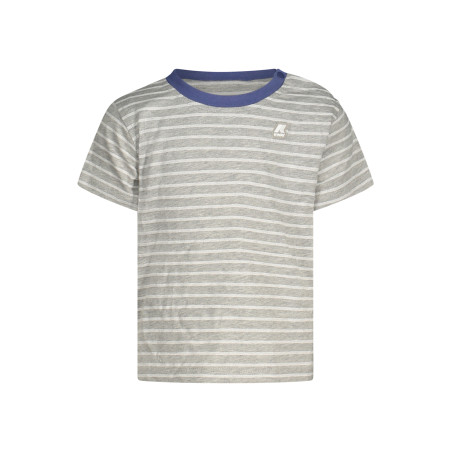 K-WAY KURZARM-T-SHIRT KINDER GRAU