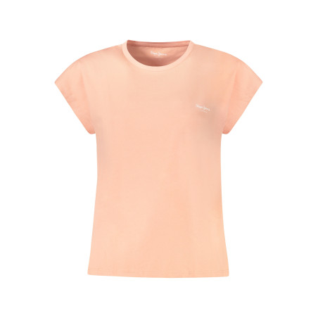 PEPE JEANS T-SHIRT MANICHE CORTE DONNA ROSA