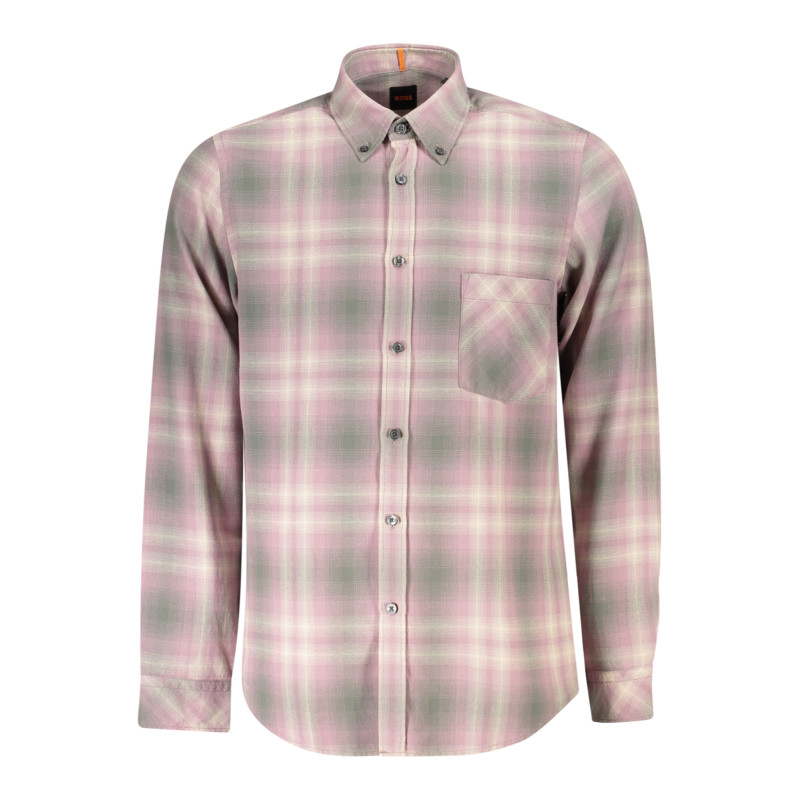 HUGO BOSS LANGARMHEMD HERREN ROSA