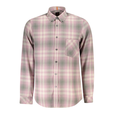 HUGO BOSS LANGARMHEMD HERREN ROSA