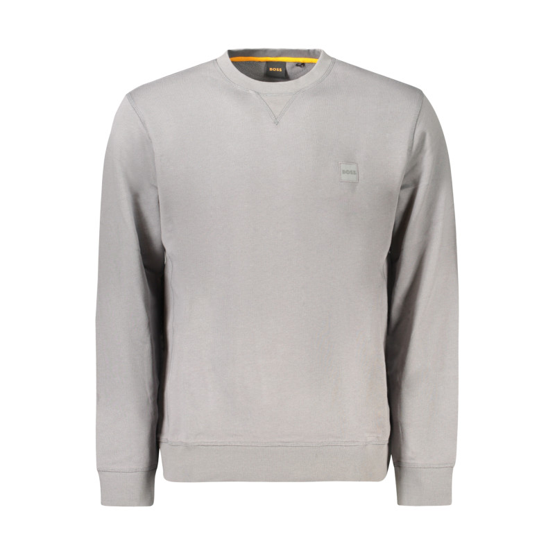 HUGO BOSS HERREN SWEATSHIRT OHNE REISSVERSCHLUSS GRAU