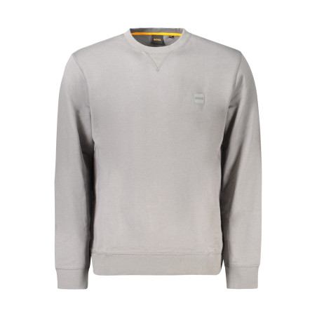 HUGO BOSS FELPA SENZA ZIP UOMO GRIGIO