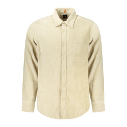 HUGO BOSS CAMICIA MANICHE LUNGHE UOMO BEIGE
