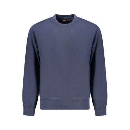 HUGO BOSS FELPA SENZA ZIP UOMO BLU