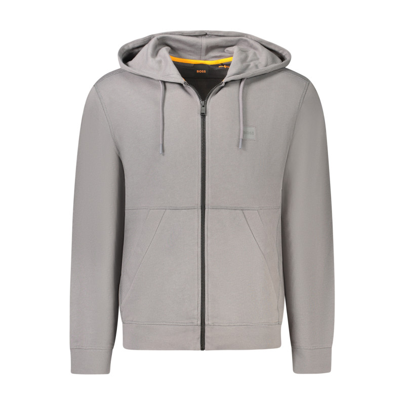 HUGO BOSS HERREN SWEATSHIRT OHNE REISSVERSCHLUSS GRAU
