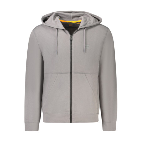 HUGO BOSS FELPA SENZA ZIP UOMO GRIGIO