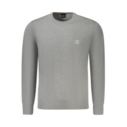 HUGO BOSS HERREN PULLOVER GRAU
