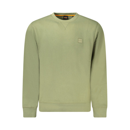 HUGO BOSS FELPA SENZA ZIP UOMO VERDE