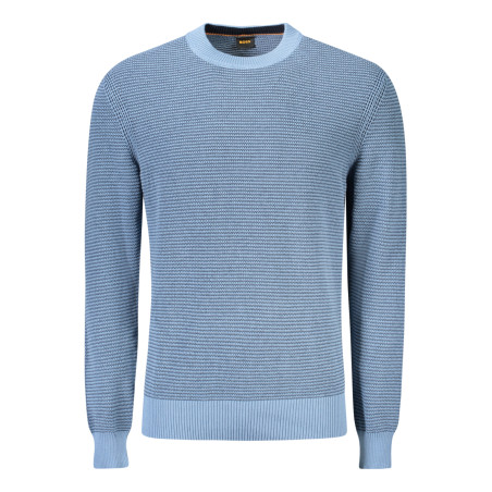 HUGO BOSS HERREN PULLOVER BLAU