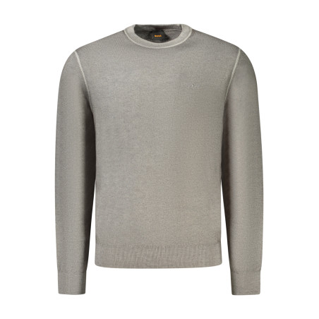 HUGO BOSS HERREN PULLOVER GRAU