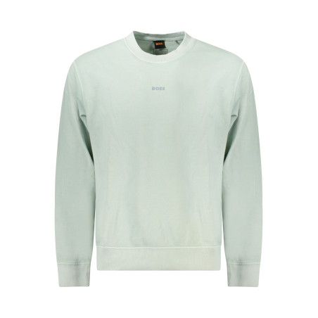 HUGO BOSS FELPA SENZA ZIP UOMO VERDE