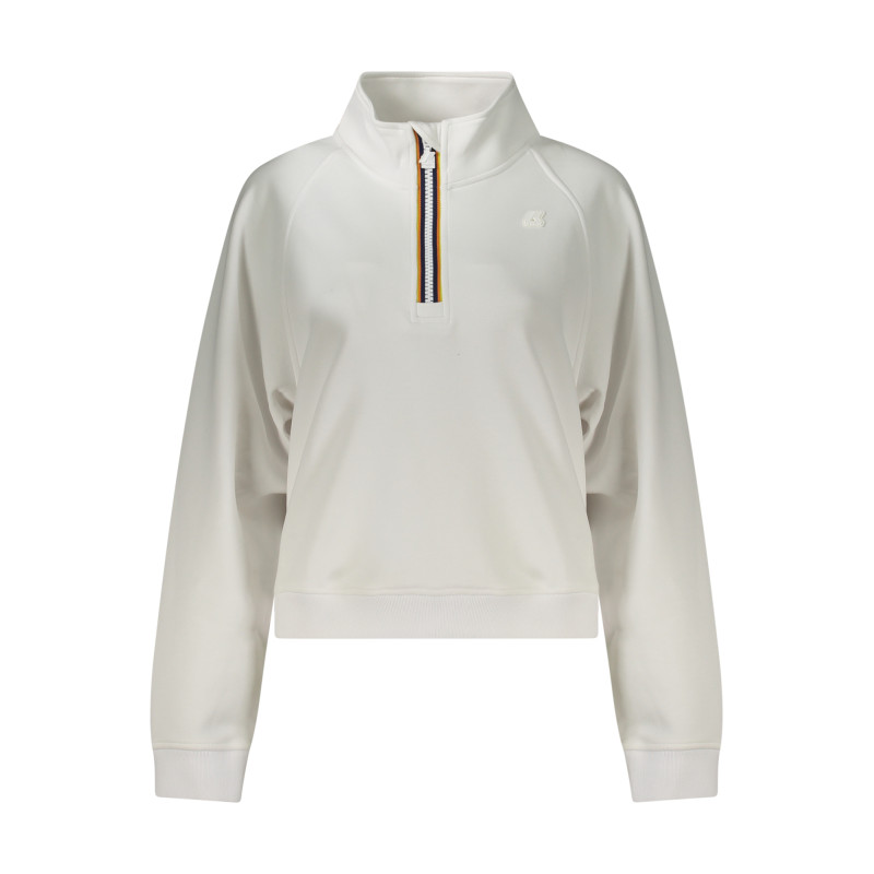 K-WAY SWEATSHIRT WITHOUT ZIP WOMEN WHITE