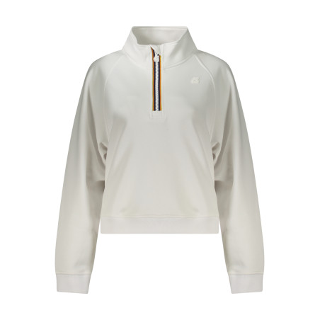 K-WAY SWEATSHIRT WITHOUT ZIP WOMEN WHITE
