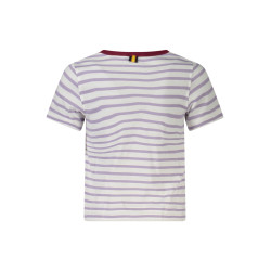 K-WAY T-SHIRT MANICHE CORTE BAMBINA VIOLA