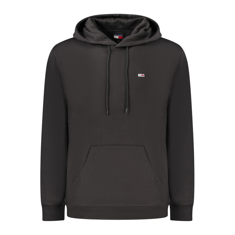 TOMMY HILFIGER HERREN-SWEATSHIRT MIT REISSVERSCHLUSS SCHWARZ
