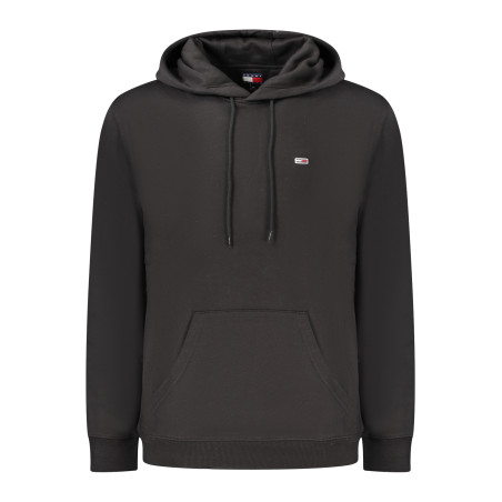 TOMMY HILFIGER MEN&39S BLACK ZIP-UP SWEATSHIRT