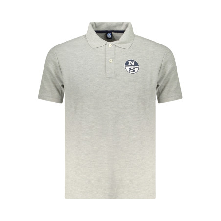 NORTH SAILS HERREN KURZARM POLOSHIRT GRAU
