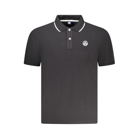 NORTH SAILS HERREN KURZARM POLO SCHWARZ